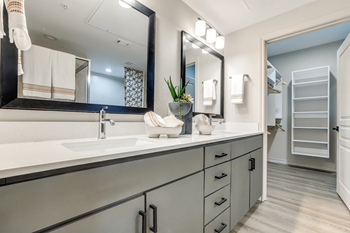 Double vanity sinks*